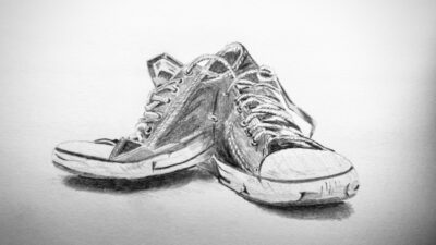 sneakers tekening illustratie